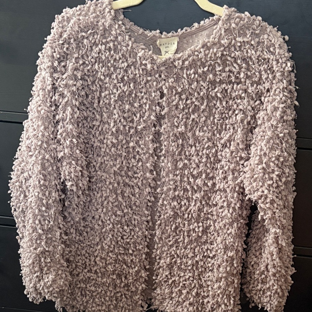 Cozy Kids Sweater in Soft Purple